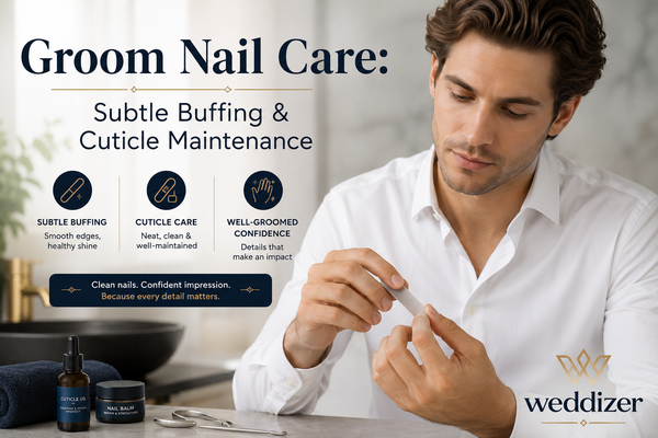 Groom Nail Care: Subtle Buffing & Cuticle Maintenance for a Polished Wedding Look