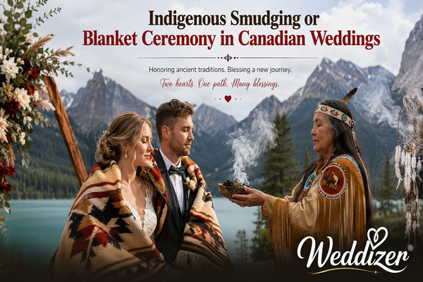 Indigenous Smudging or Blanket Ceremony in Canadian Weddings: Honoring Tradition, Culture, and Love