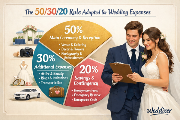 The 50/30/20 Rule Adapted for Wedding Expenses: A Smart Budgeting Trend for Modern Couples