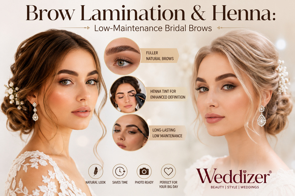 Brow Lamination & Henna: Low-Maintenance Bridal Brows for a Flawless Wedding Look