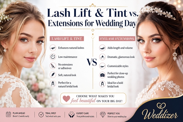 Lash Lift & Tint vs. Extensions for Wedding Day: Which Bridal Lash Option Is Best?