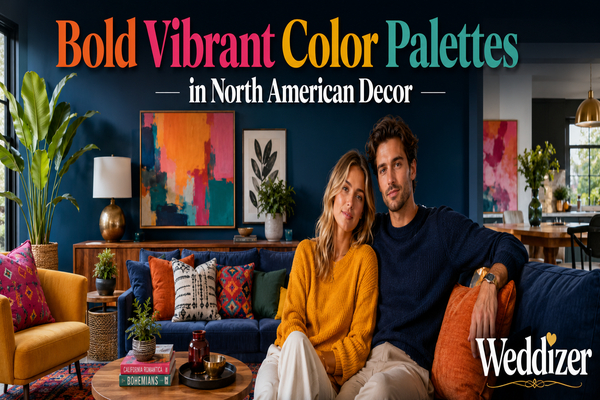 Bold Vibrant Color Palettes in North American Decor: Transforming Modern Interiors with Energy and Style