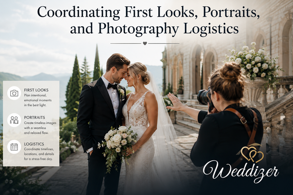 Coordinating First Looks, Portraits, and Photography Logistics: The Ultimate Wedding Planning Guide