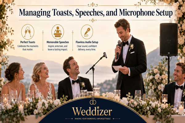 Managing Toasts, Speeches, and Microphone Setup: A Complete Guide for Memorable Wedding Celebrations