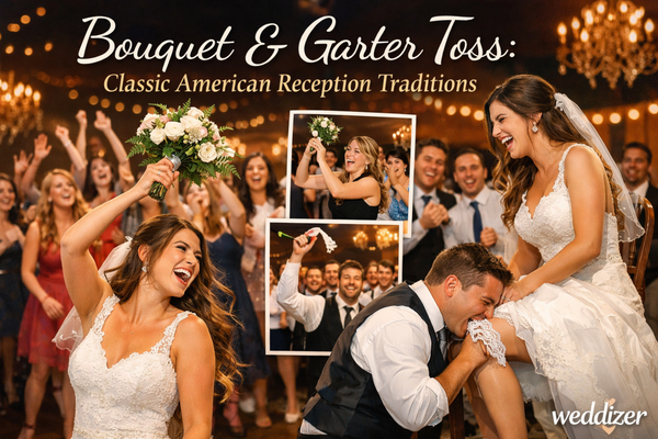 Bouquet & Garter Toss: Classic American Wedding Reception Traditions Explained