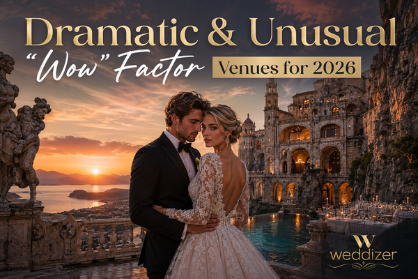 Dramatic & Unusual “Wow” Factor Venues for 2026: The Future of Luxury Weddings