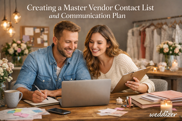 Creating a Master Vendor Contact List and Communication Plan for a Stress-Free Wedding