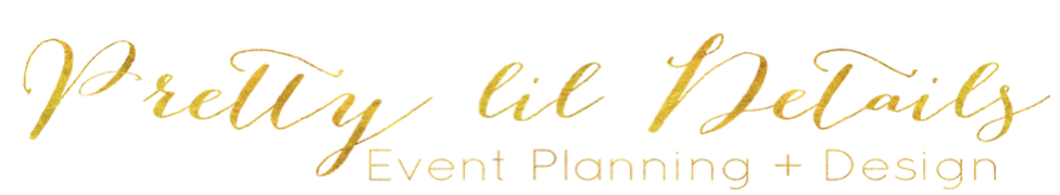 {Pretty lil Details} Event Planning
