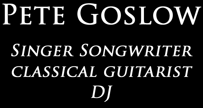 DJ & MUSICIAN Pete Goslow
